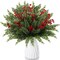 60 Pcs Artificial Christmas Flowers Christmas Artificial Pine Branches (Pine) 13.77"D x 5.9"W x 3.93"H